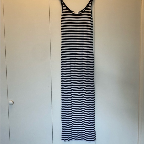 Aritzia Babaton Navy and White Striped Dress - Picture 3 of 7